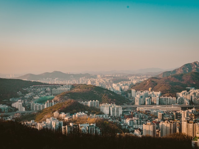 aerial shot of Seoul International Visitors Centre